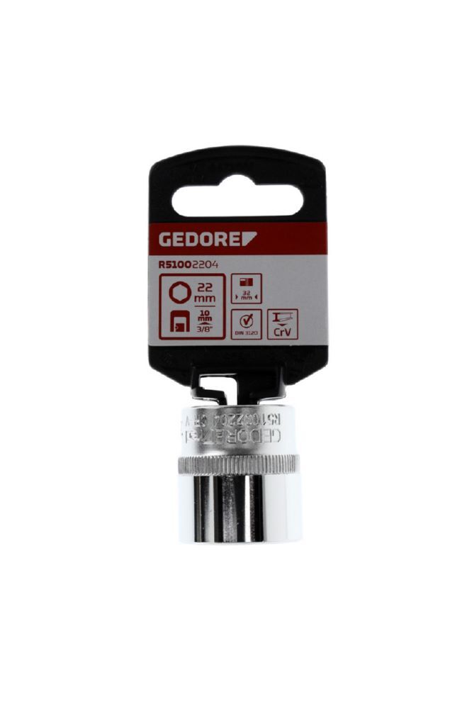 Produktbild R51002204 Steckschlüsseleinsatz 3/8" 6-kant 22 mm Länge 32 mm bild 2