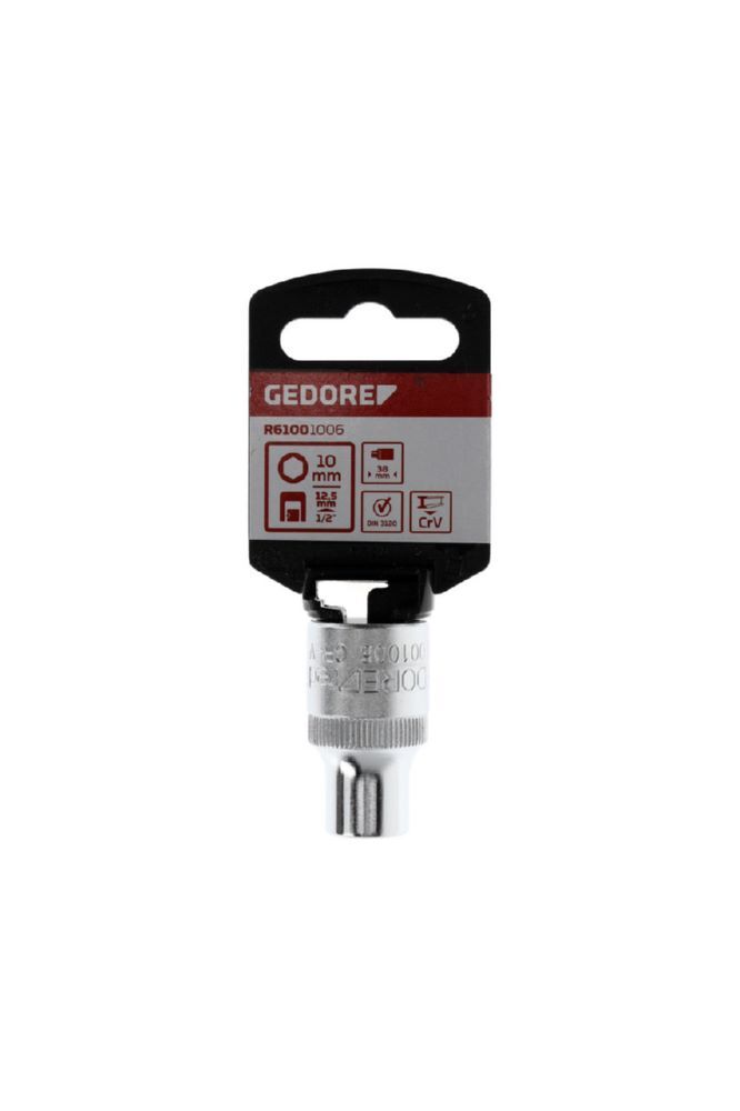 Produktbild R61001006 Steckschlüsseleinsatz 1/2" 6-kant 10 mm Länge 38 mm bild 2
