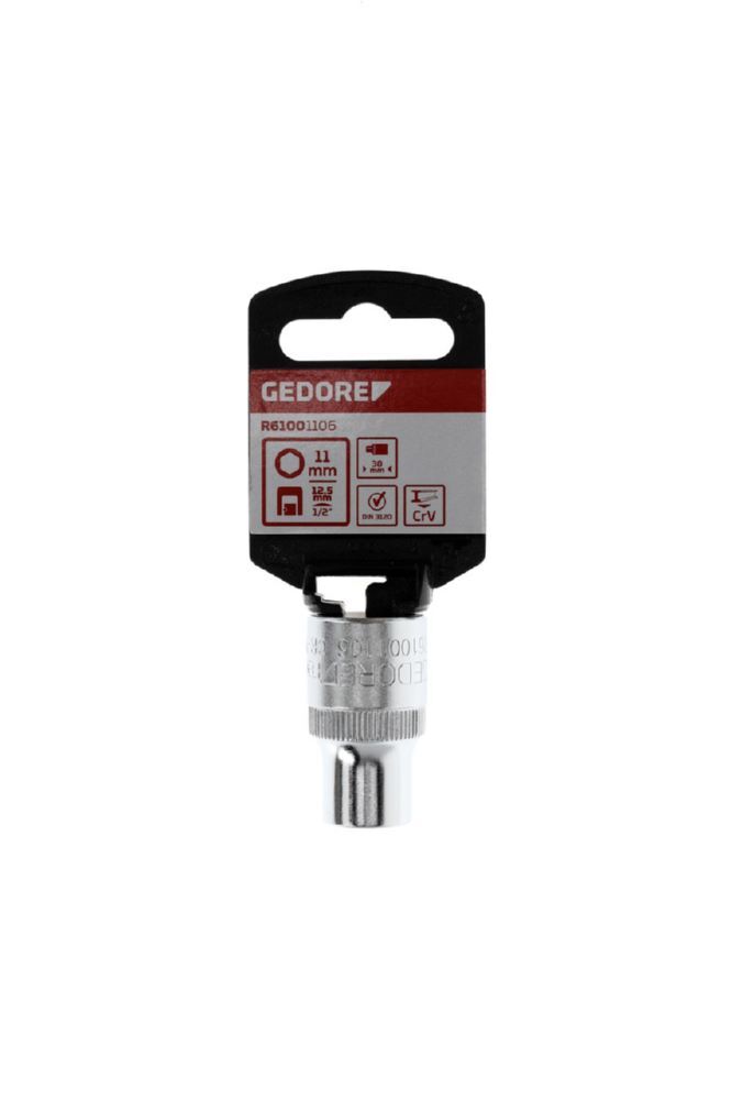 Produktbild R61001106 Steckschlüsseleinsatz 1/2" 6-kant 11 mm Länge 38 mm bild 2