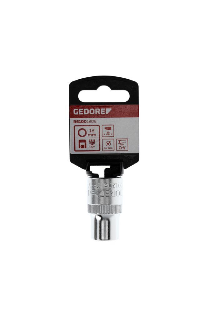 Produktbild R61001206 Steckschlüsseleinsatz 1/2" 6-kant 12 mm Länge 38 mm bild 2