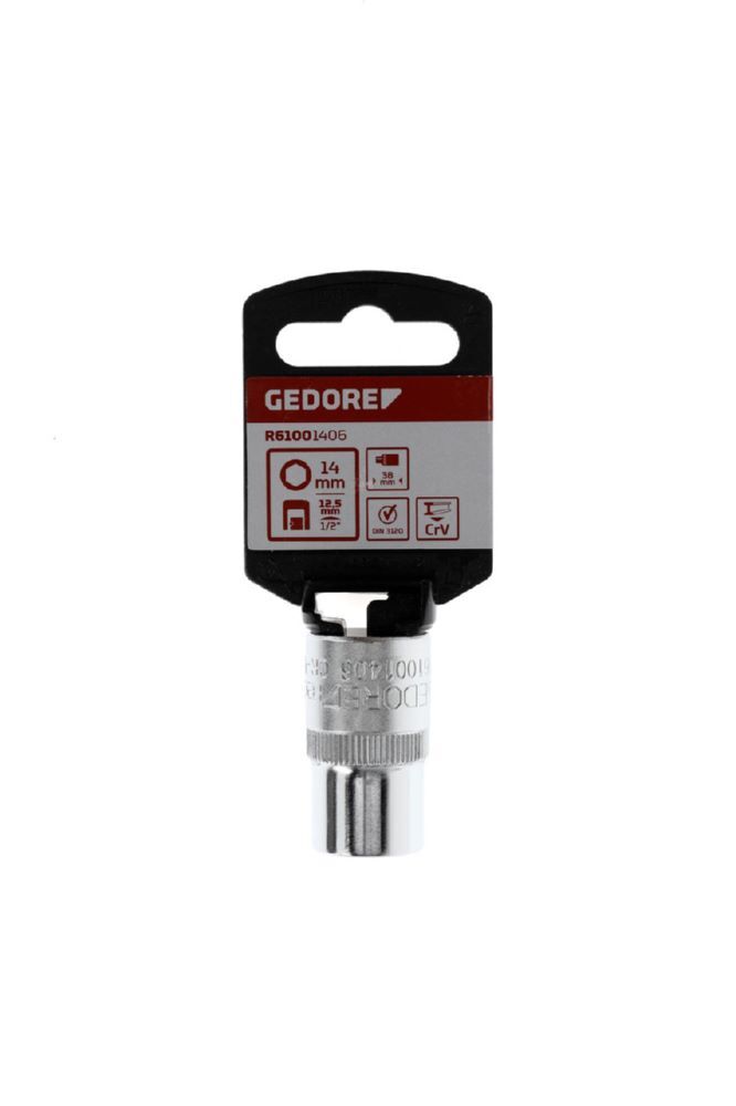 Produktbild R61001406 Steckschlüsseleinsatz 1/2" 6-kant 14 mm Länge 38 mm bild 2