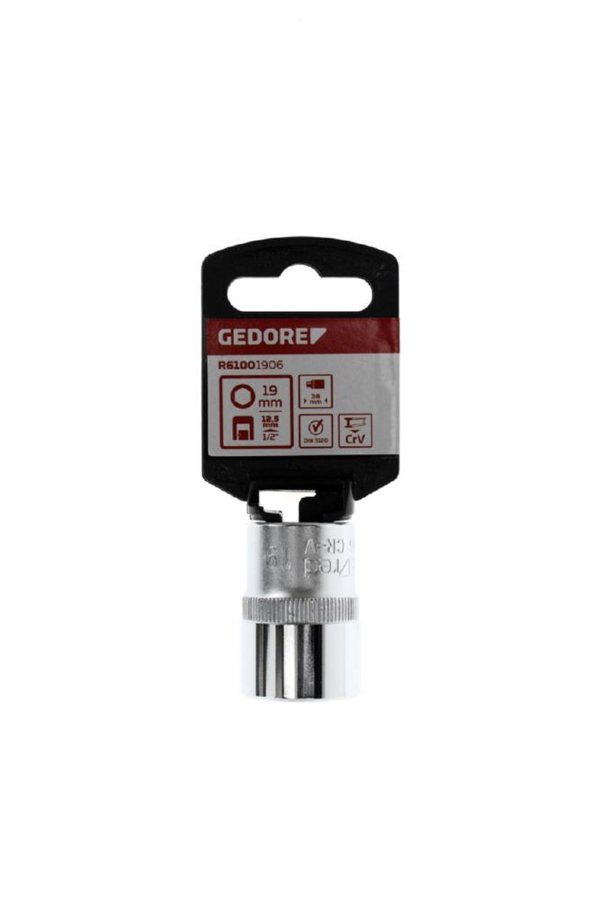 Produktbild R61001906 Steckschlüsseleinsatz 1/2" 6-kant 19 mm Länge 38 mm bild 2