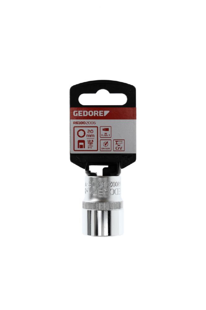 Produktbild R61002006 Steckschlüsseleinsatz 1/2" 6-kant 20 mm Länge 38 mm bild 2