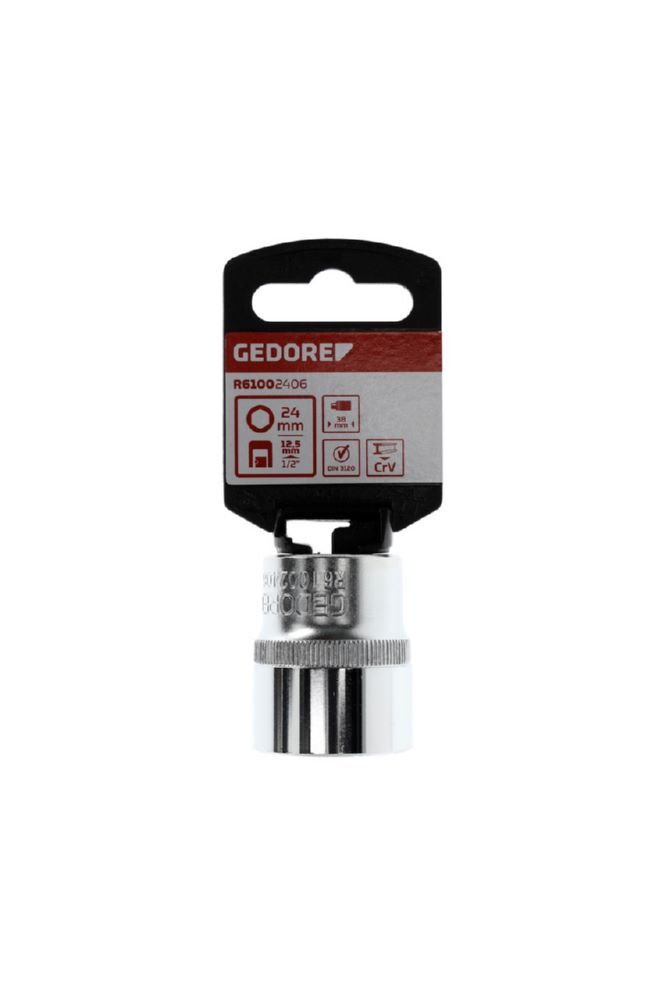 Produktbild R61002406 Steckschlüsseleinsatz 1/2" 6-kant 24 mm Länge 38 mm bild 2