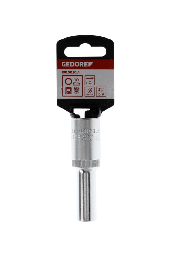 Produktbild R61001014 Steckschlüsseleinsatz 1/2" 6-kant 10 mm Länge 77 mm bild 2