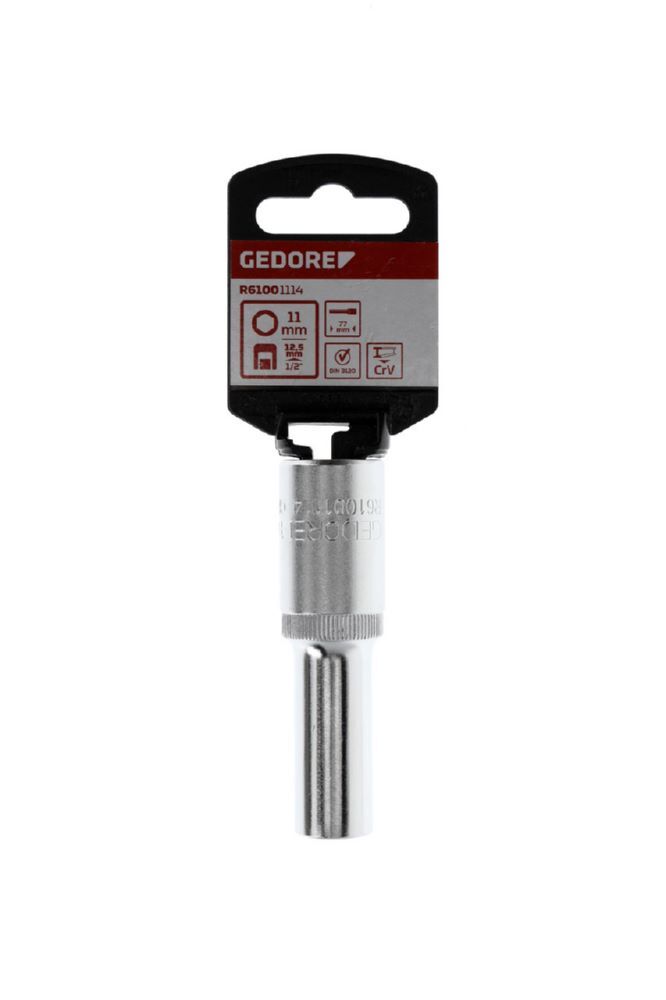 Produktbild R61001114 Steckschlüsseleinsatz 1/2" 6-kant 11 mm Länge 77 mm bild 2