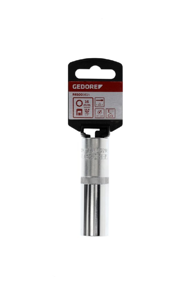 Produktbild R61001614 Steckschlüsseleinsatz 1/2" 6-kant 16 mm Länge 77 mm bild 2