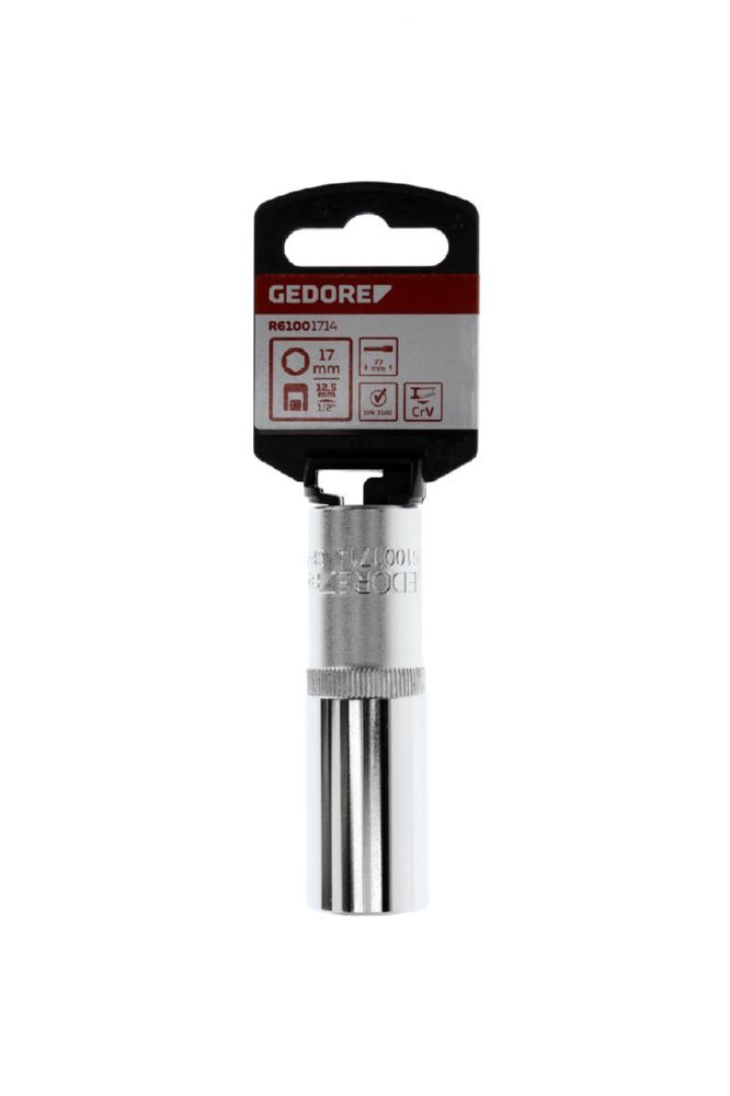 Produktbild R61001714 Steckschlüsseleinsatz 1/2" 6-kant 17 mm Länge 77 mm bild 2
