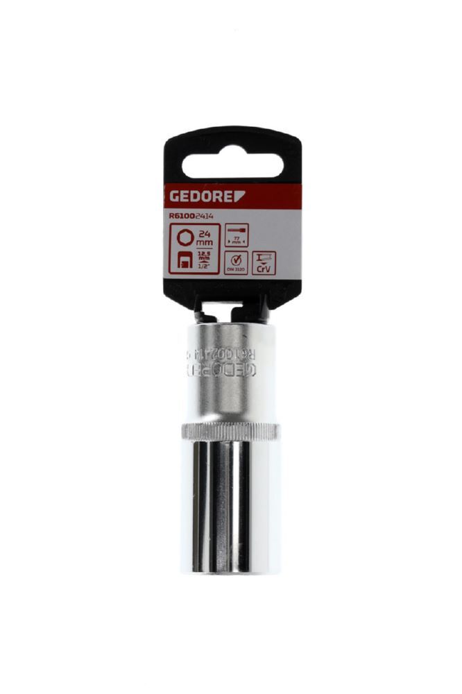 Produktbild R61002414 Steckschlüsseleinsatz 1/2" 6-kant 24 mm Länge 77 mm bild 2