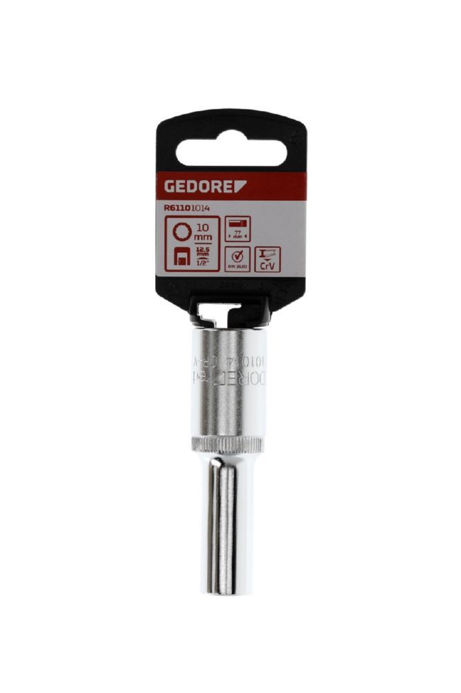 Produktbild R61101014 Steckschlüsseleinsatz 1/2" 12-kant 10 mm Länge 77 mm bild 2