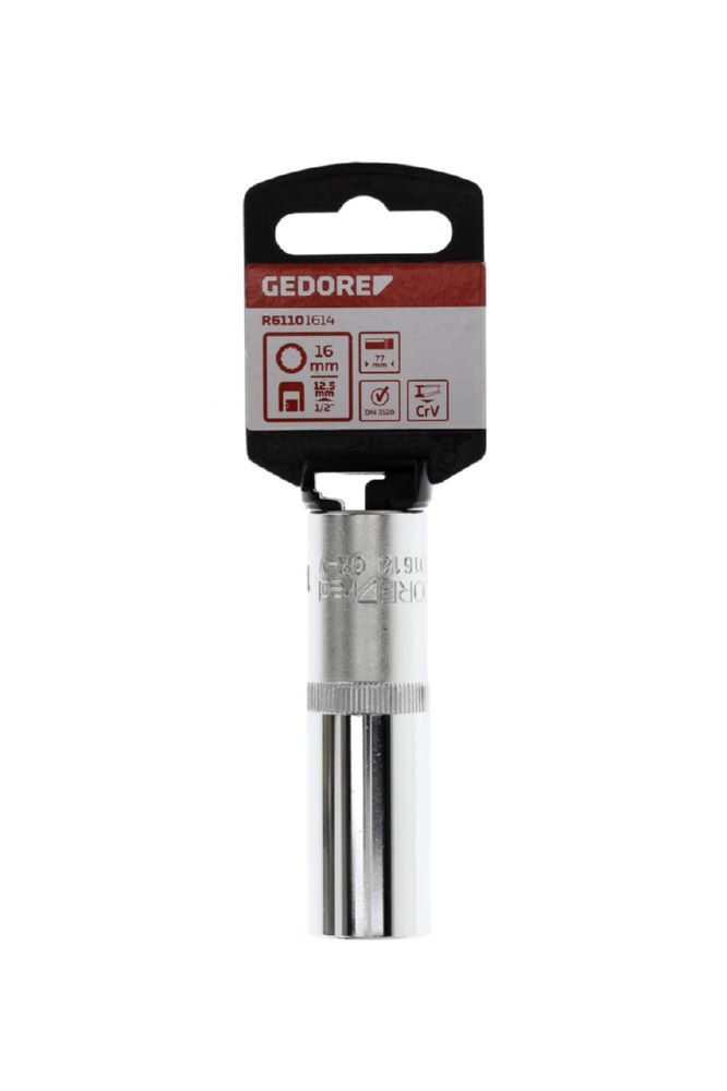 Produktbild R61101614 Steckschlüsseleinsatz 1/2" 12-kant 16 mm Länge 77 mm bild 2