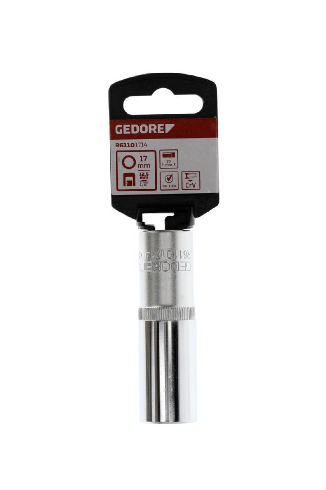 Produktbild R61101714 Steckschlüsseleinsatz 1/2" 12-kant 17 mm Länge 77 mm bild 2