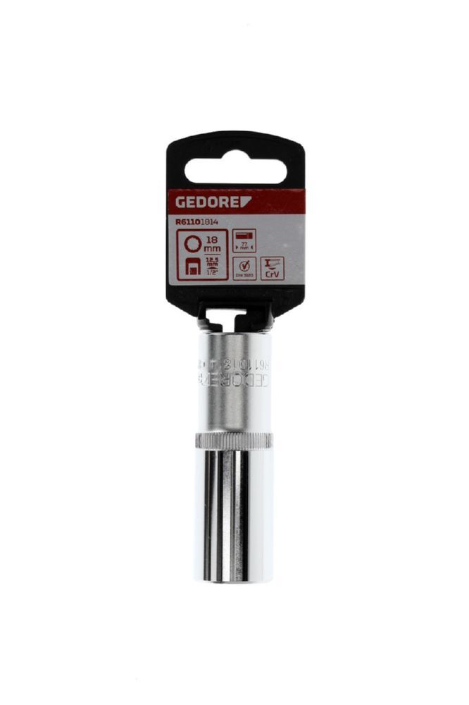 Produktbild R61101814 Steckschlüsseleinsatz 1/2" 12-kant 18 mm Länge 77 mm bild 2