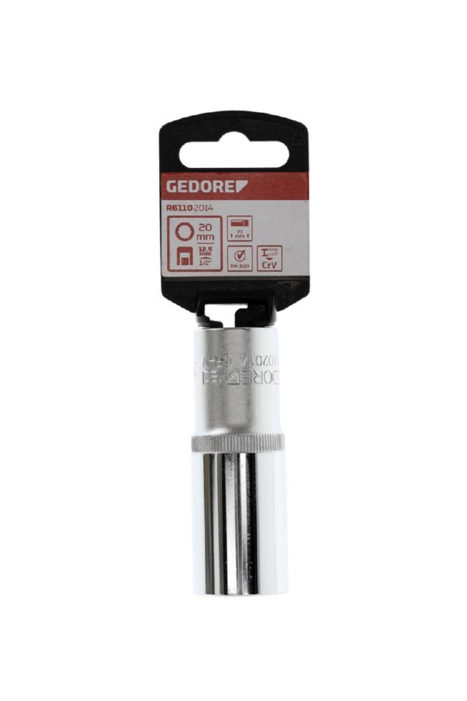 Produktbild R61102014 Steckschlüsseleinsatz 1/2" 12-kant 20 mm Länge 77 mm bild 2