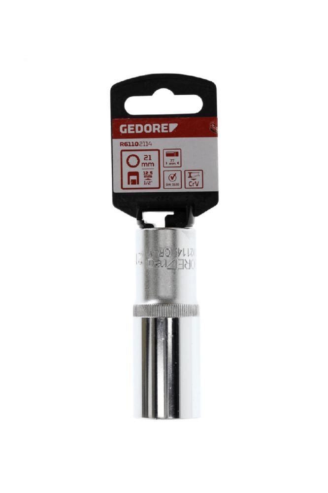 Produktbild R61102114 Steckschlüsseleinsatz 1/2" 12-kant 21 mm Länge 77 mm bild 2