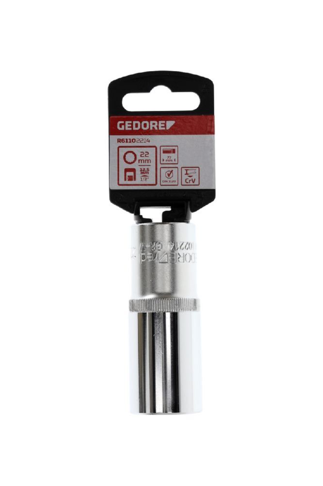 Produktbild R61102214 Steckschlüsseleinsatz 1/2" 12-kant 22 mm Länge 77 mm bild 2