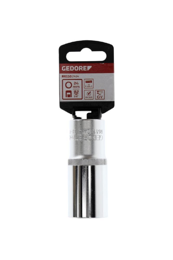 Produktbild R61102414 Steckschlüsseleinsatz 1/2" 12-kant 24 mm Länge 77 mm bild 2
