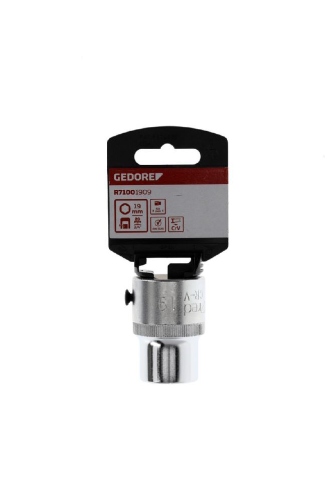 Produktbild R71001909 Steckschlüsseleinsatz 3/4" 6-kant 19 mm Länge 50 mm bild 2