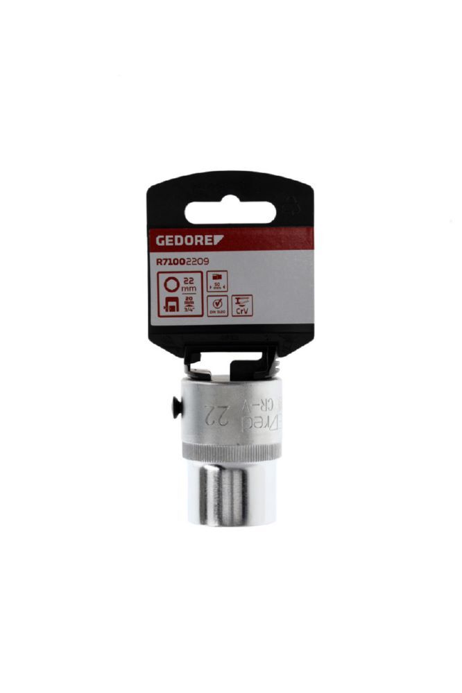 Produktbild R71002209 Steckschlüsseleinsatz 3/4" 6-kant 22 mm Länge 50 mm bild 2