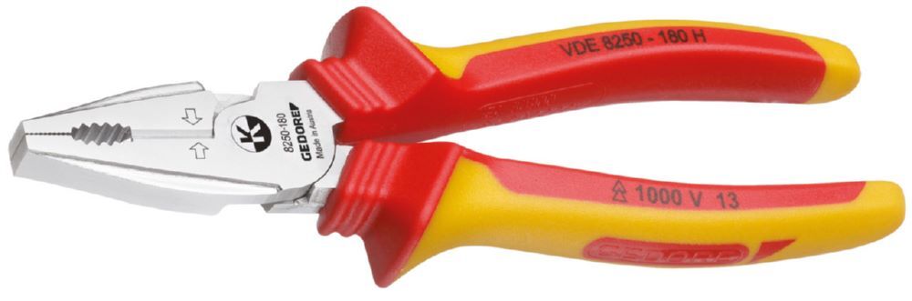 Produktbild VDE 8250-160 H VDE-Kraft-Kombinationszange mit Hüllenisolierung 160 mm bild 8
