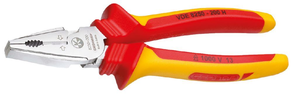 Produktbild VDE 8250-200 H VDE-Kraft-Kombinationszange mit Hüllenisolierung 200 mm bild 7