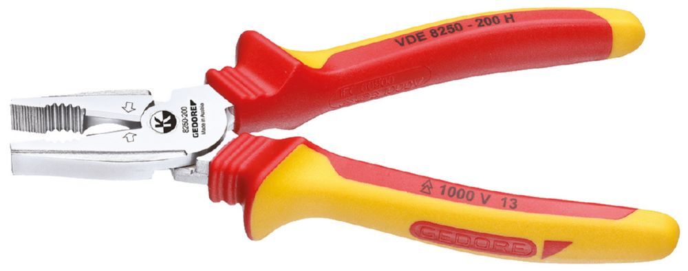 Produktbild VDE 8250-200 H VDE-Kraft-Kombinationszange mit Hüllenisolierung 200 mm bild 8