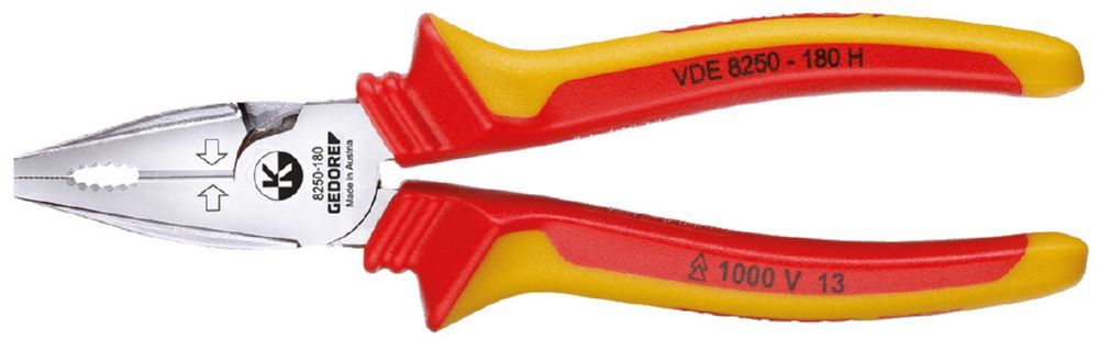 Produktbild SB VDE 8250-180 H VDE-Kraft-Kombinationszange mit Hüllenisolierung 180 mm bild 4