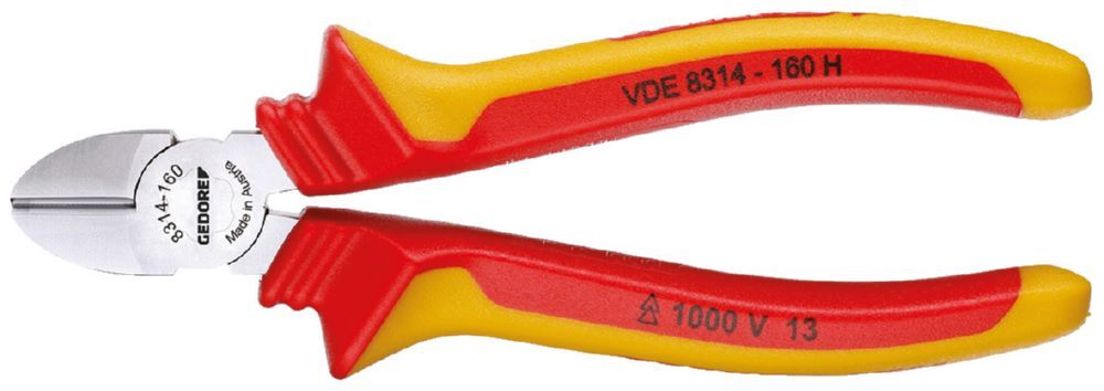 Produktbild GEDORE VDE-Seitenschneider mit Hüllenisolierung 160 mm VDE 8314-160 H