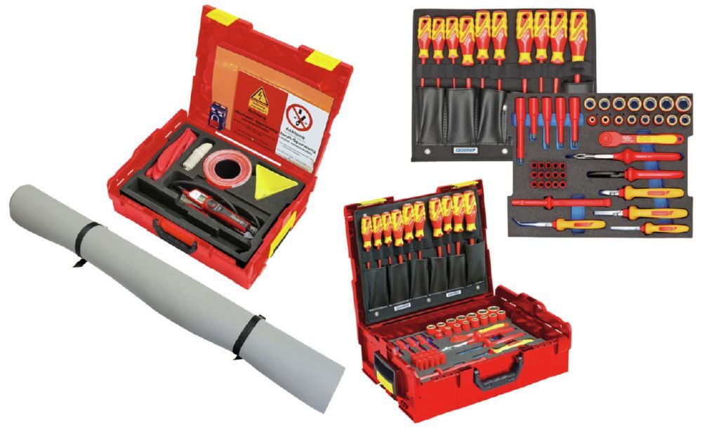 Produktbild GEDORE VDE-Werkzeugsortiment HYBRID mit Ergänzung 1100-1094-95 ES
