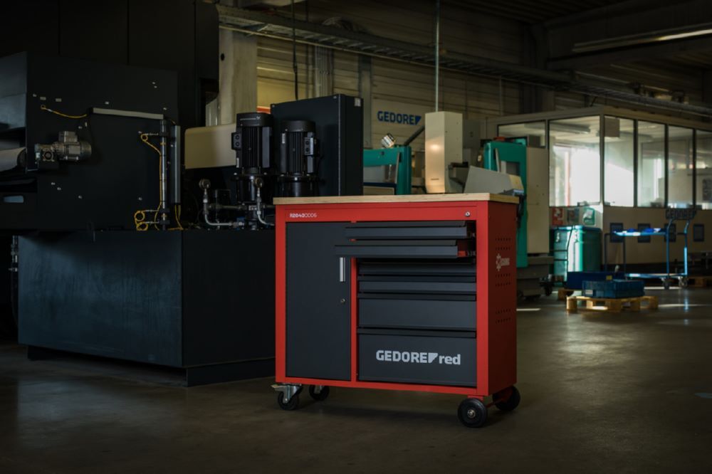 Produktbild R20400006 Werkstattwagen MECHANIC PLUS + 6 Schubladen 988x431x935 mm bild 9