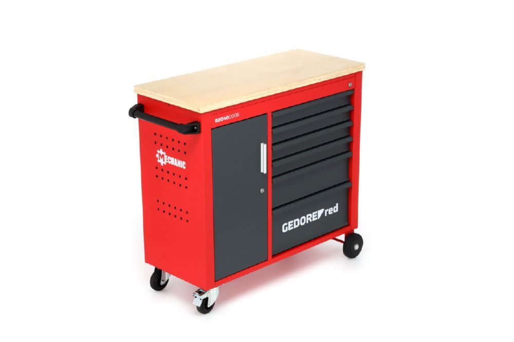 Produktbild R20400006 Werkstattwagen MECHANIC PLUS + 6 Schubladen 988x431x935 mm bild 5