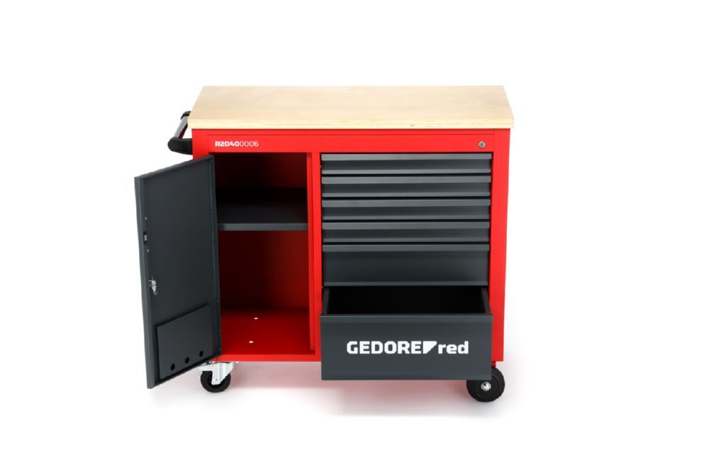 Produktbild R20400006 Werkstattwagen MECHANIC PLUS + 6 Schubladen 988x431x935 mm bild 6