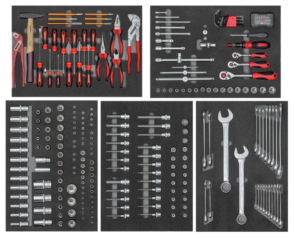 Produktbild GEDORE Werkzeug-Satz 5xCT-Module 273 teilig R22350012