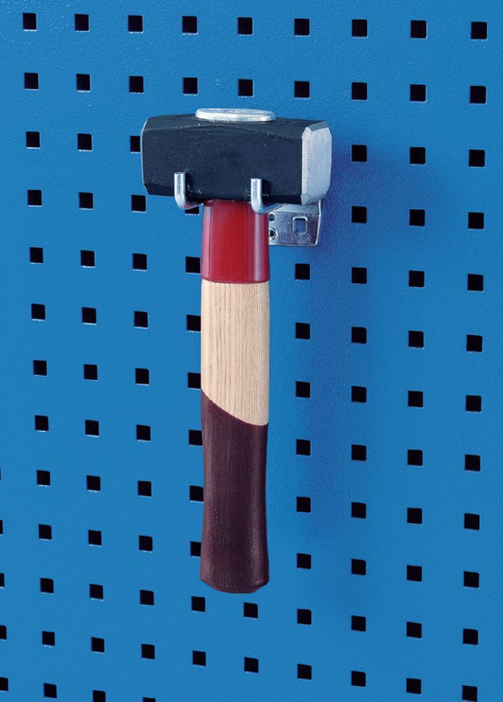 Produktbild 1500 H 21-50 Werkzeughaken doppelt, senkrechtes Hakenende 50x6 mm bild 2