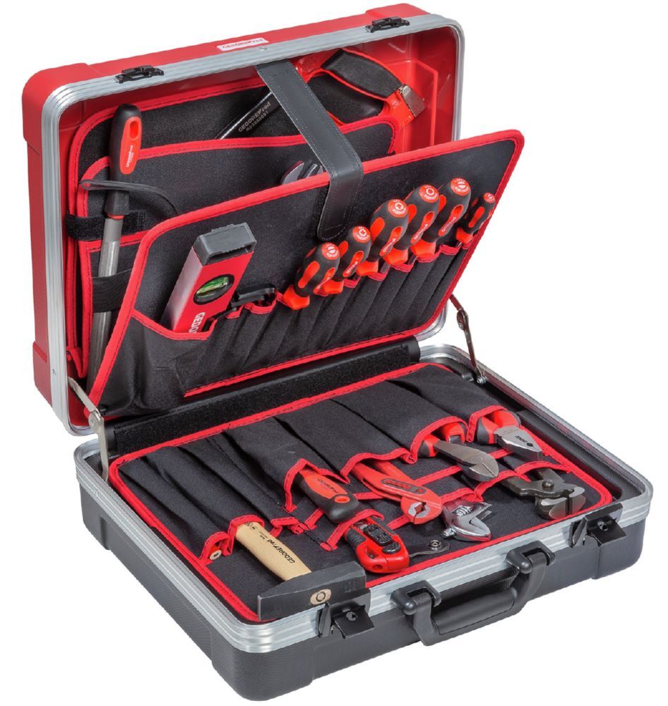Produktbild GEDORE Werkzeugsatz BASIS im Werkzeugkoffer 72-teilig R21650072