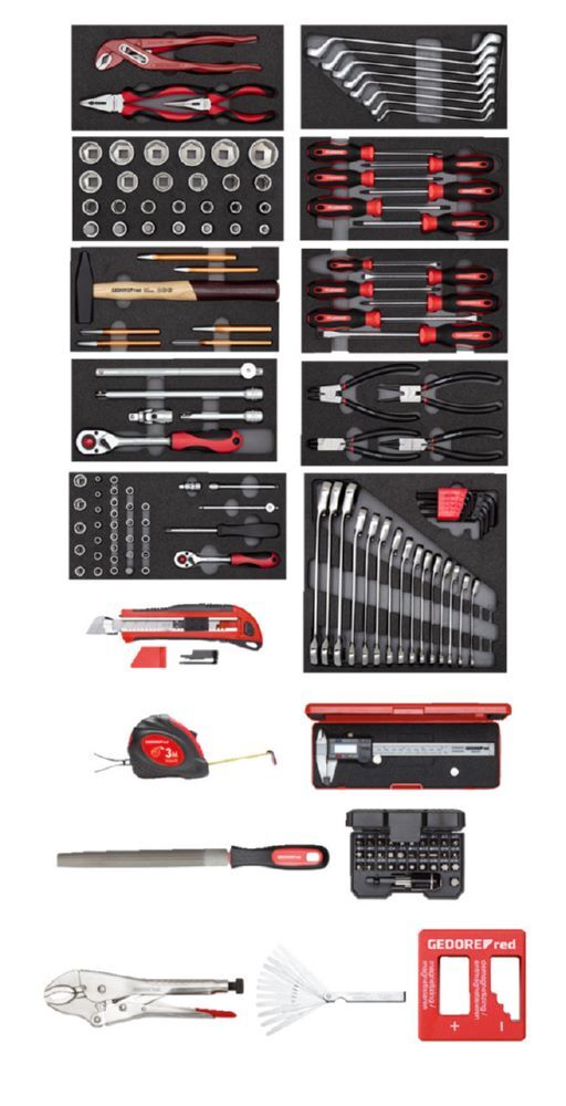 Produktbild R21562002 Werkzeugsatz im Werkstattwagen MECHANIC schwarz 166-teilig bild 2