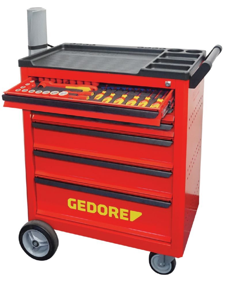 Produktbild KL-4600-200 Werkzeugwagen mit Hochvolt-Sortiment, 103-teilig bild 2