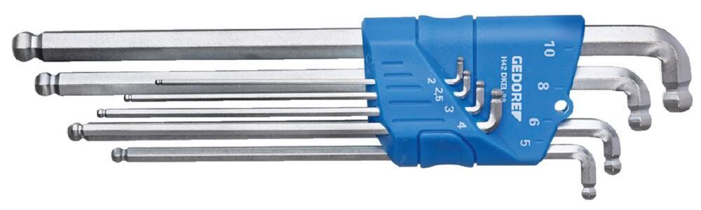 Produktbild GEDORE Winkelschraubendreher-Satz XL 8-teilig 2-10mm H 42 DKEL-88