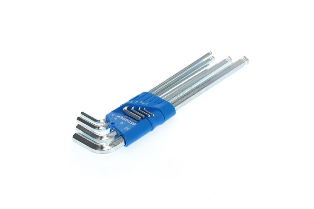 Produktbild H 42 KEL-88 Winkelschraubendreher-Satz XL Kugelkopf im Halter 8-teilig 2-10 mm bild 3