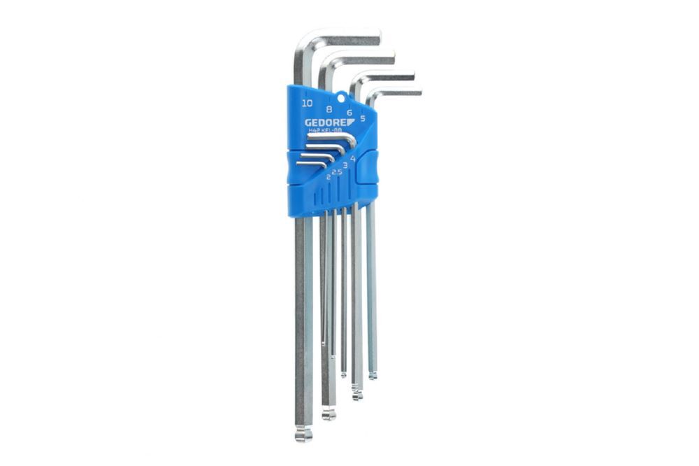 Produktbild H 42 KEL-88 Winkelschraubendreher-Satz XL Kugelkopf im Halter 8-teilig 2-10 mm bild 5