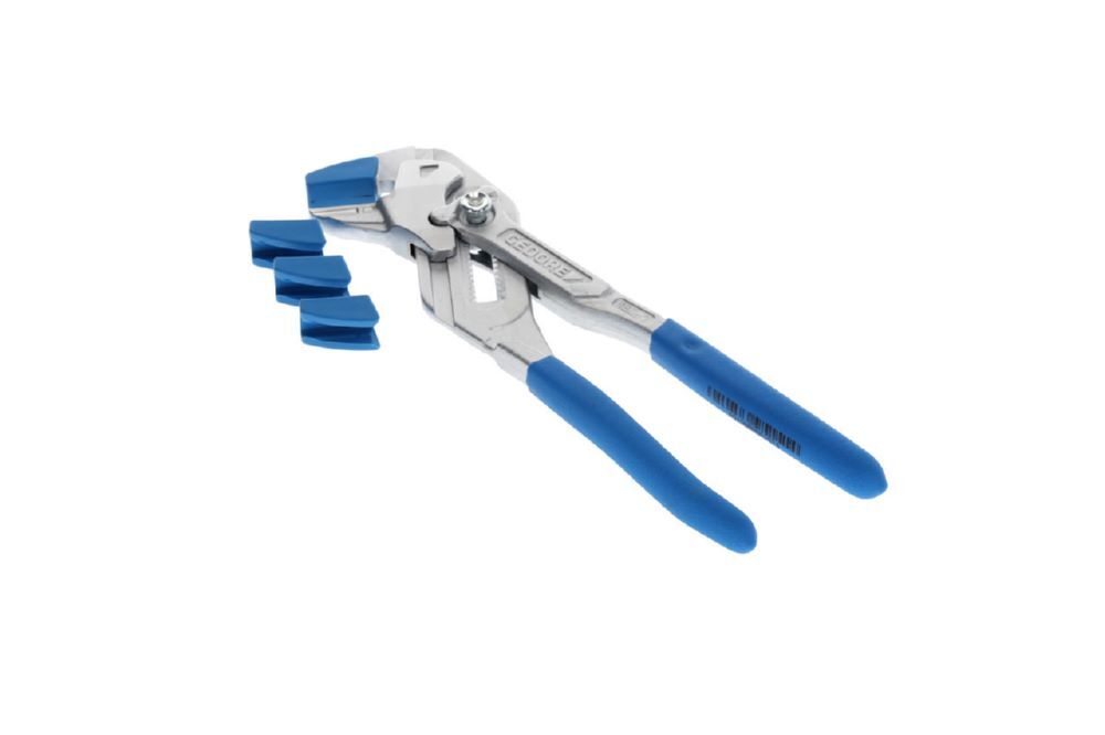 Produktbild SB 183 7 TC S-001 Zangenschlüssel-Set 7" TC m. getauchtem Griff u. 4 Schonbacken bild 2