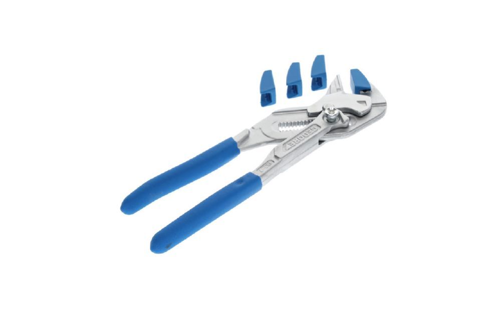 Produktbild SB 183 7 TC S-001 Zangenschlüssel-Set 7" TC m. getauchtem Griff u. 4 Schonbacken bild 3