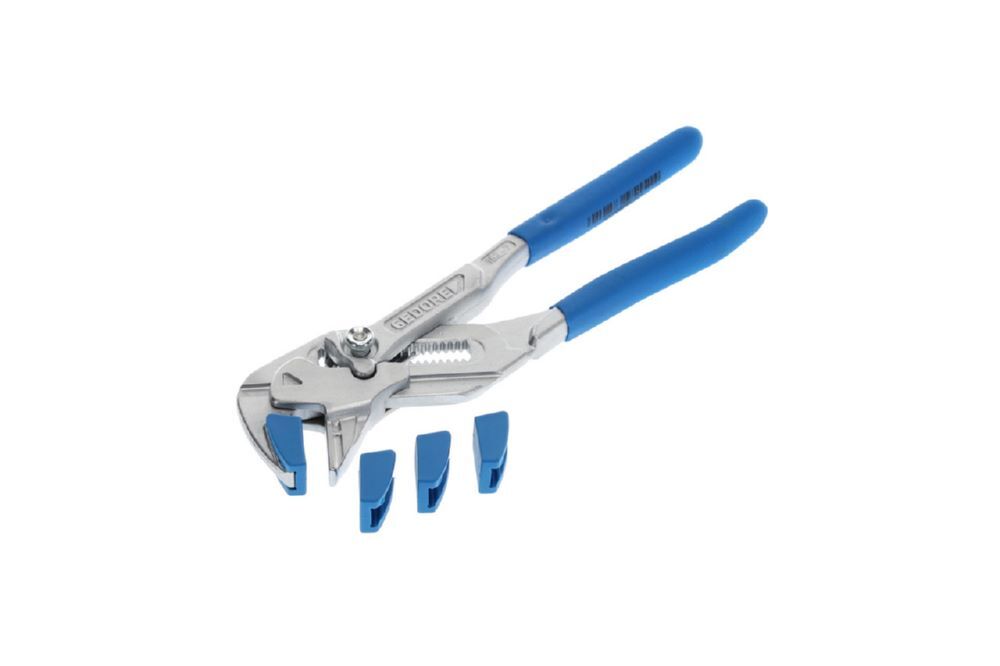 Produktbild SB 183 7 TC S-001 Zangenschlüssel-Set 7" TC m. getauchtem Griff u. 4 Schonbacken bild 4