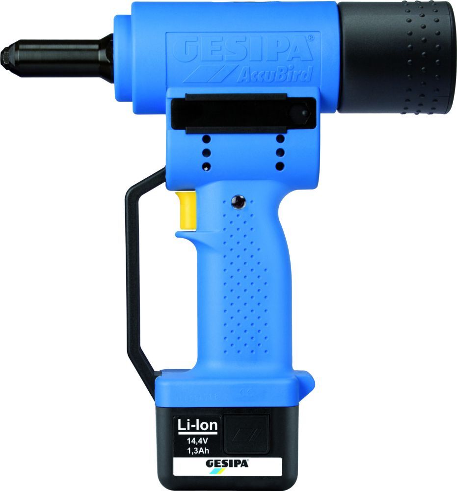 GESIPA Blindniet-Setzgerät AccuBird (mit 1 Li-Ion Akku 1,3 Ah / Ladegerät im Karton) GESIPA Blindniet-Setzgerät AccuBird (mit 1 Li-Ion Akku 1,3 Ah / Ladegerät im Karton)