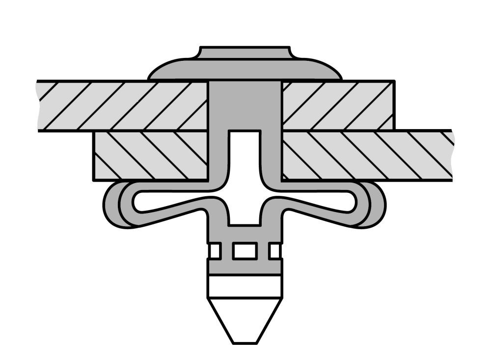GESIPA BULB-TITE Blindniete Alu/Alu 5,2 x 19,1 EPDM, 250 St. Produktbild GESIPA BULB-TITE Blindniete Alu/Alu 5,2 x 19,1 EPDM, 250 St.
