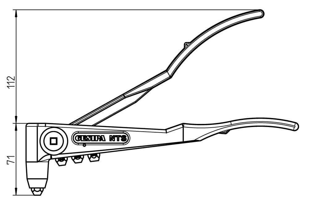 GESIPA Handnietzange NTS (geblistert) Produktbild GESIPA Handnietzange NTS (geblistert) bild 2