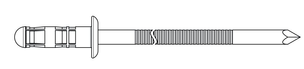 GESIPA Poly-Bulb Blindniete Alu/Stahl 4,8 x 16, 500 St. Produktbild GESIPA Poly-Bulb Blindniete Alu/Stahl 4,8 x 16, 500 St.