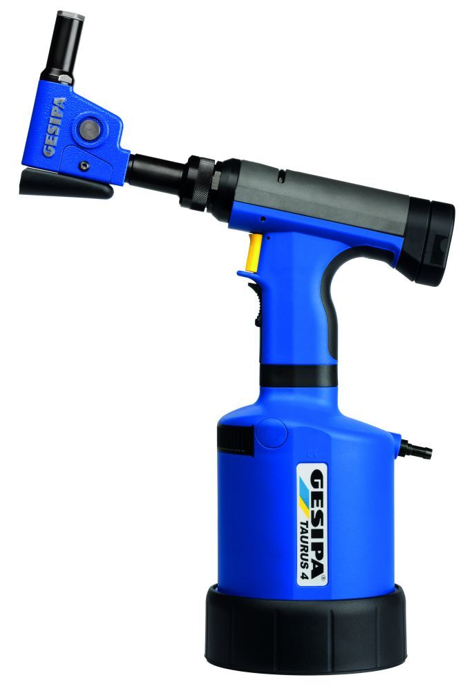 GESIPA Schliessringbolzen-Setzgerät TAURUS 4 mit Winkelkopf compact 90° für 6,4 mm Magn Produktbild GESIPA Schliessringbolzen-Setzgerät TAURUS 4 mit Winkelkopf compact 90° für 6,4 mm Magn