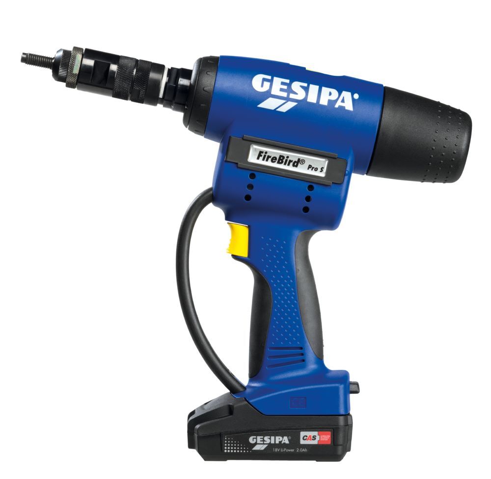 GESIPA FIREBIRD PRO S GoldEdition ohne Akku und Ladegerät im Karton Produktbild GESIPA FIREBIRD PRO S GoldEdition ohne Akku und Ladegerät im Karton