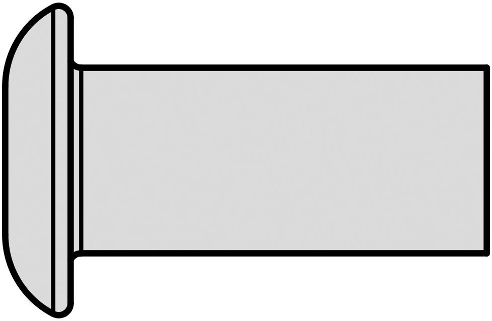Produktbild Magazin-Blindniet G-Speed Alu Flachrundkopf 4,0 x 7,0 - Länge: 485 mm - Standard bild 2